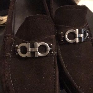 Salvatore Ferragamo suede dress shoe